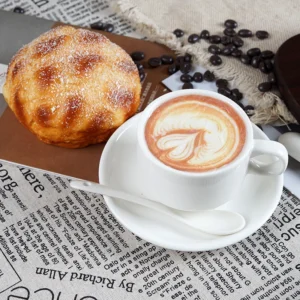 Simulated Food Coffee Model Cup Props Cappuccino Display Shop Soft Dress Drinks Latte Art Decoration