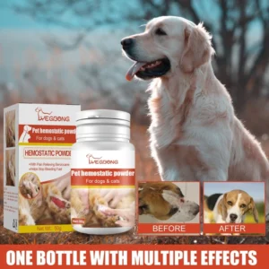 Pets Bleeding Stop Powder Safe For Dogs Cats Broken Trauma Medical-Supplies