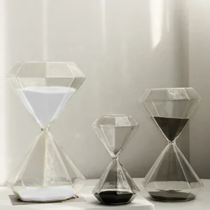 5-60 Minutes Nordic Glass Time Hourglass Timer Creative Home Living Room Office Art Decoration Crafts Desktop Ornaments Newest